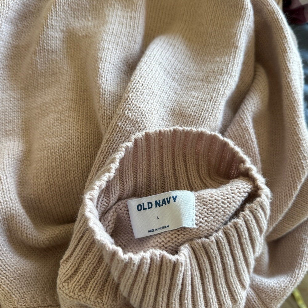 Old Navy mock neck tunic sweater, L - Picture 2 of 4